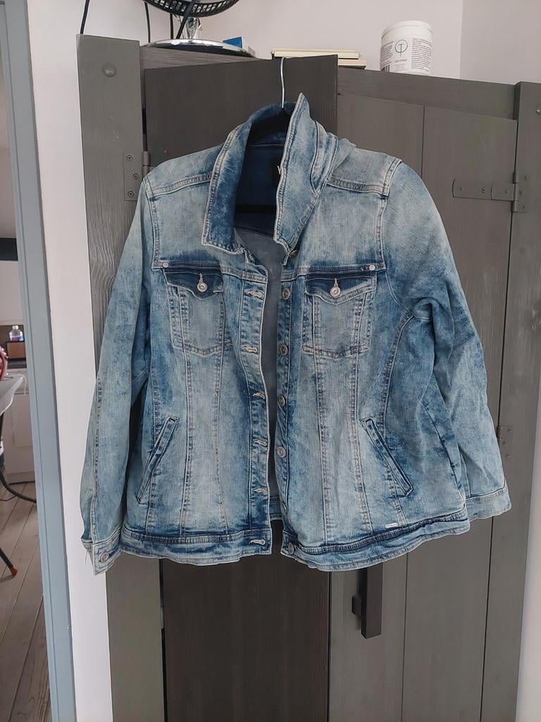 Mooie zgan jeans jas mt 52 MS Mode, 33 - 40 uur, Overige vormen