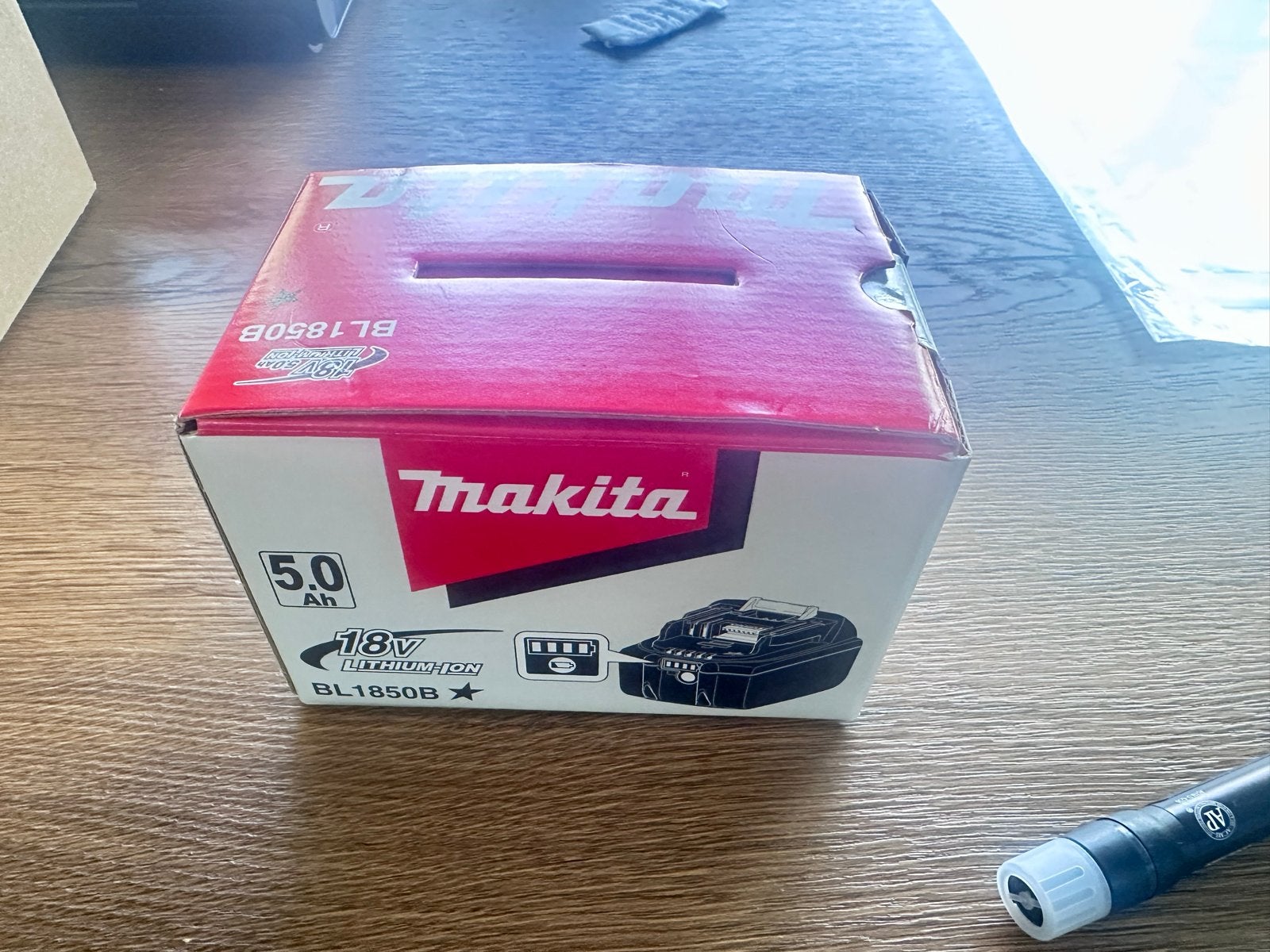 Makita 18V 5.0Ah Li-Ion Accu BL1850B, Doe-het-zelf en Verbouw, Gereedschap | Machine-onderdelen en Toebehoren, Ophalen of Verzenden