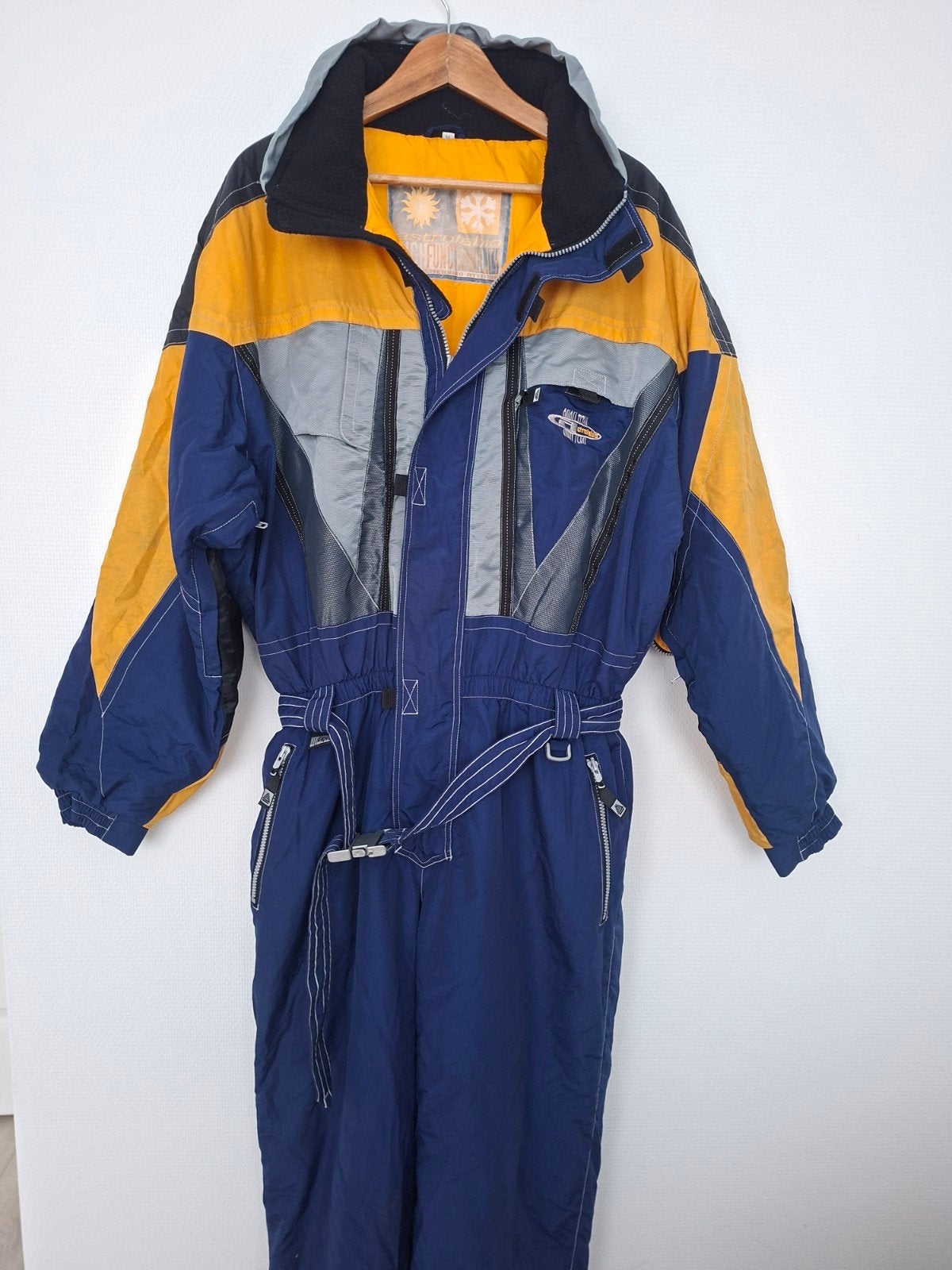 vintage skipak 56/XXL retro fout après-ski carnaval klunen, Ophalen of Verzenden, 160 tot 180 cm, Kleding, Overige merken