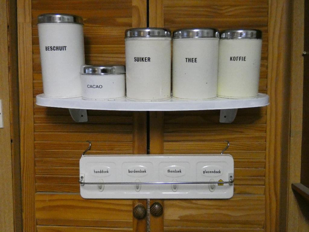 handdoekenrek/ keukenrek/ planchet/ Brabantia bussen, Antiek en Kunst, Ophalen of Verzenden