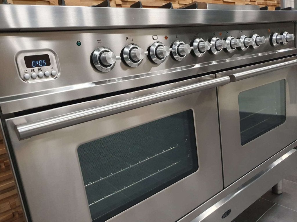 Luxe Boretti Fornuis 120cm RVS 2 multifunctionele ovens!, Witgoed en Apparatuur, Fornuizen, Niet ingevuld, 60 cm of meer, Niet ingevuld