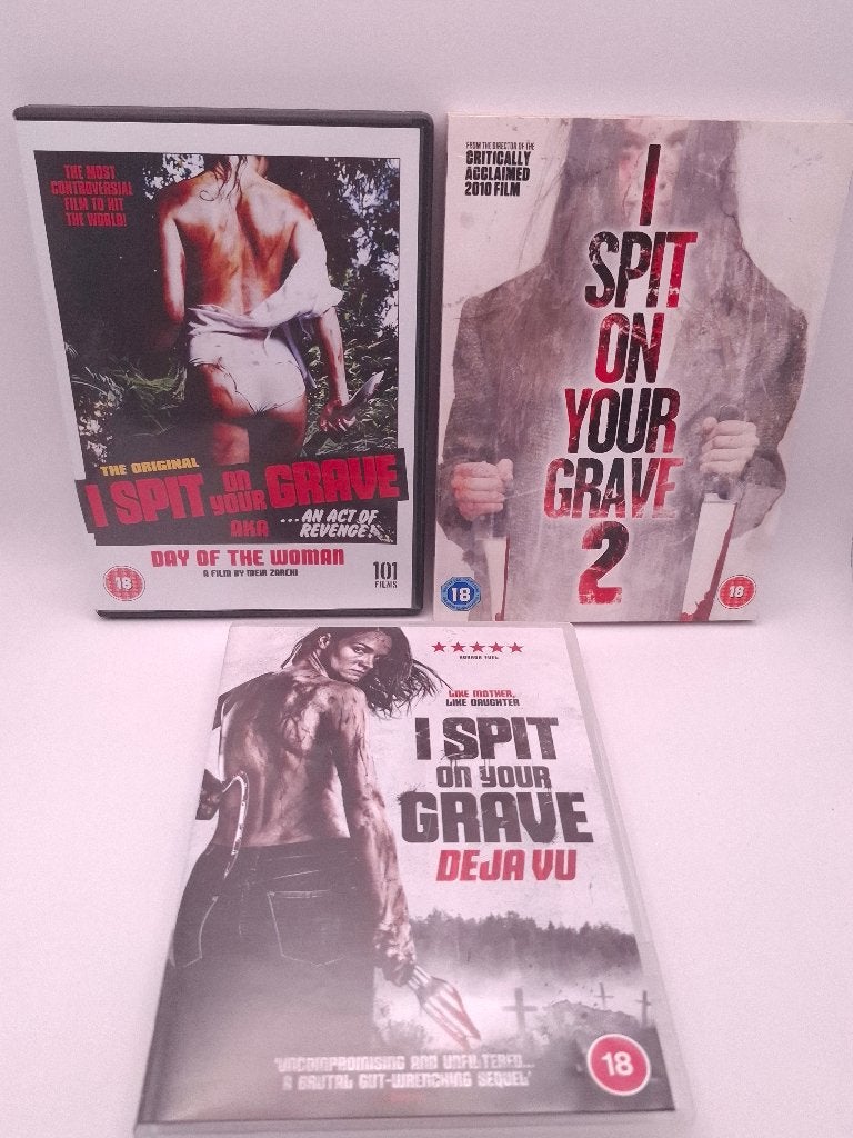 i spit on your grave dvd bundle, Vanaf 18 jaar, Slasher, Ophalen of Verzenden, Gebruikt
