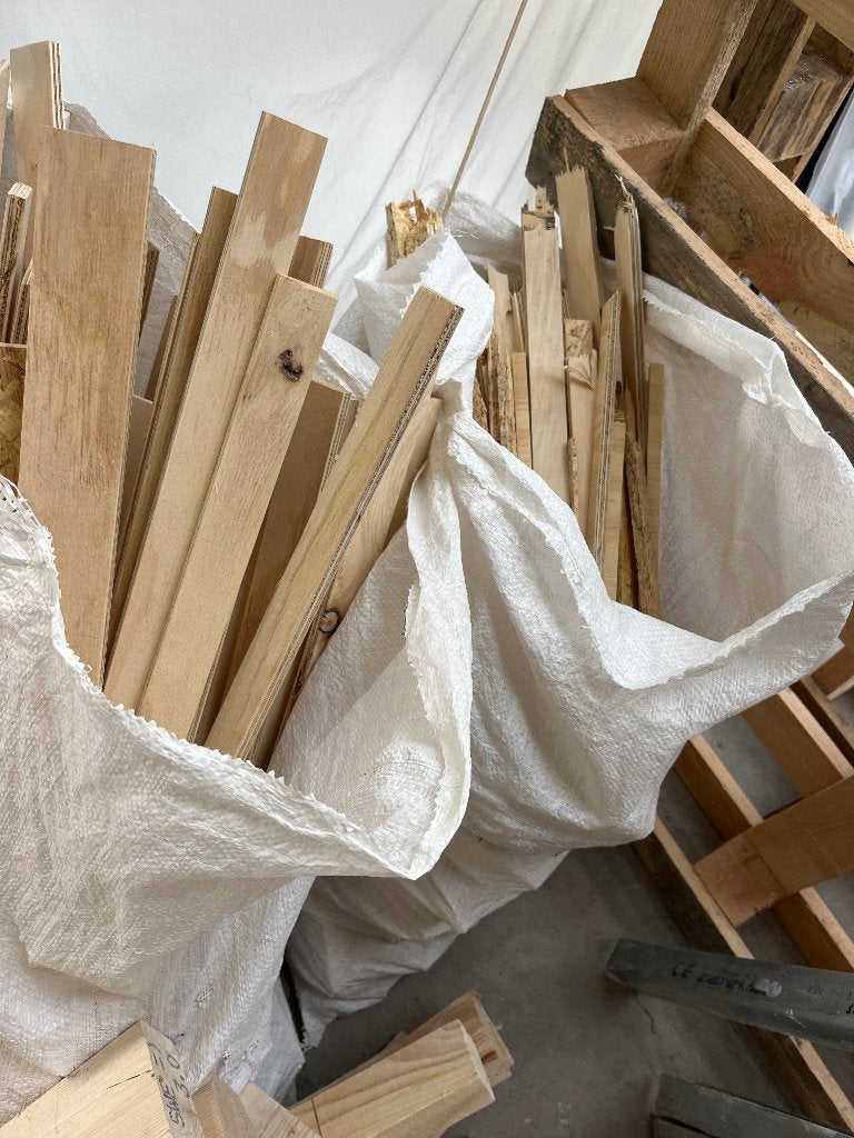 Hout & pallets, Tuin en Terras, Haardhout, Minder dan 3 m³, Ophalen, Overige houtsoorten, Blokken