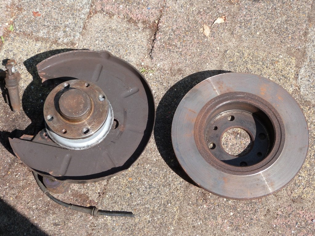 Alfa 164 wielnaaf, Remklauw, Stabilisator uitlijnen stang, Ophalen, Gebruikt, Alfa Romeo