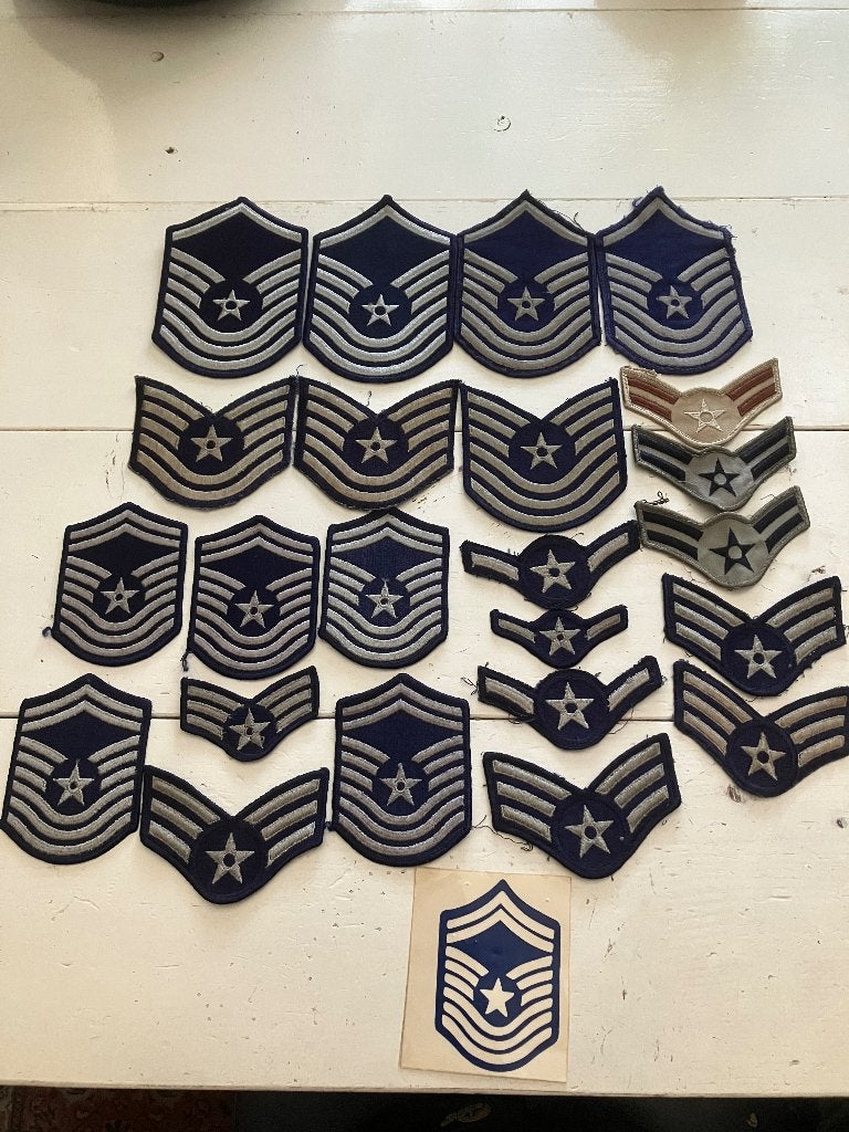 US Airforce mouw rangen, Ophalen of Verzenden, Luchtmacht, Amerika, Embleem of Badge