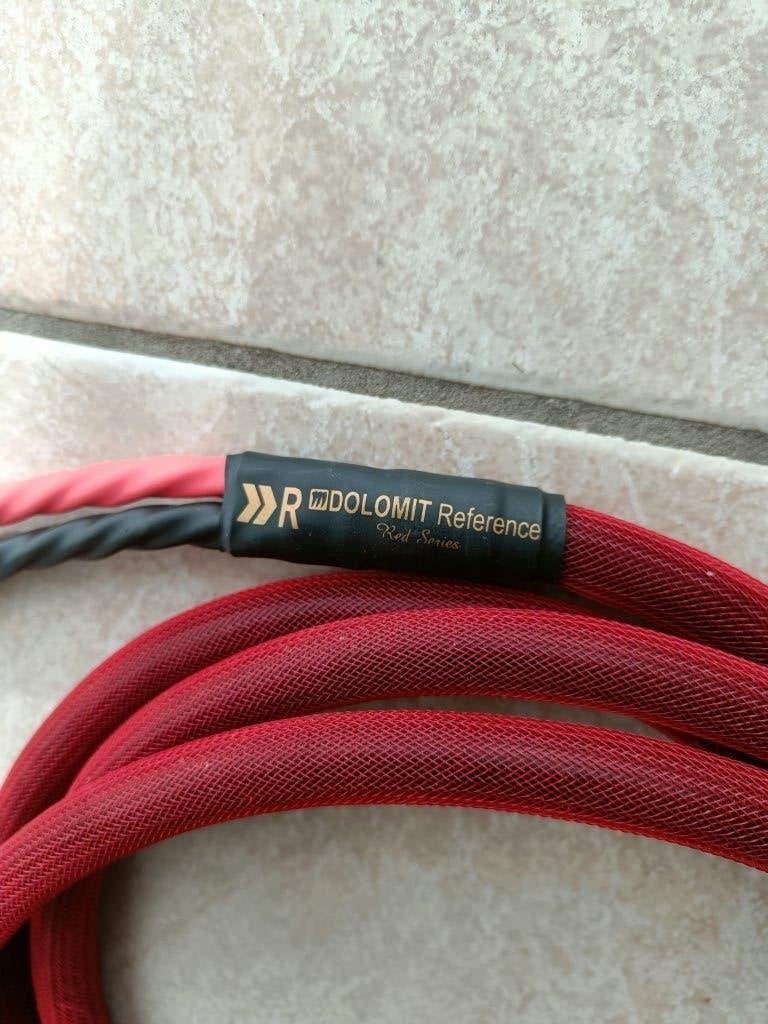 Audiomica Dolomit Reference Luidsprekerkabel 2x 3 meter, Ophalen, Zo goed als nieuw, 2 tot 5 meter, Luidsprekerkabel