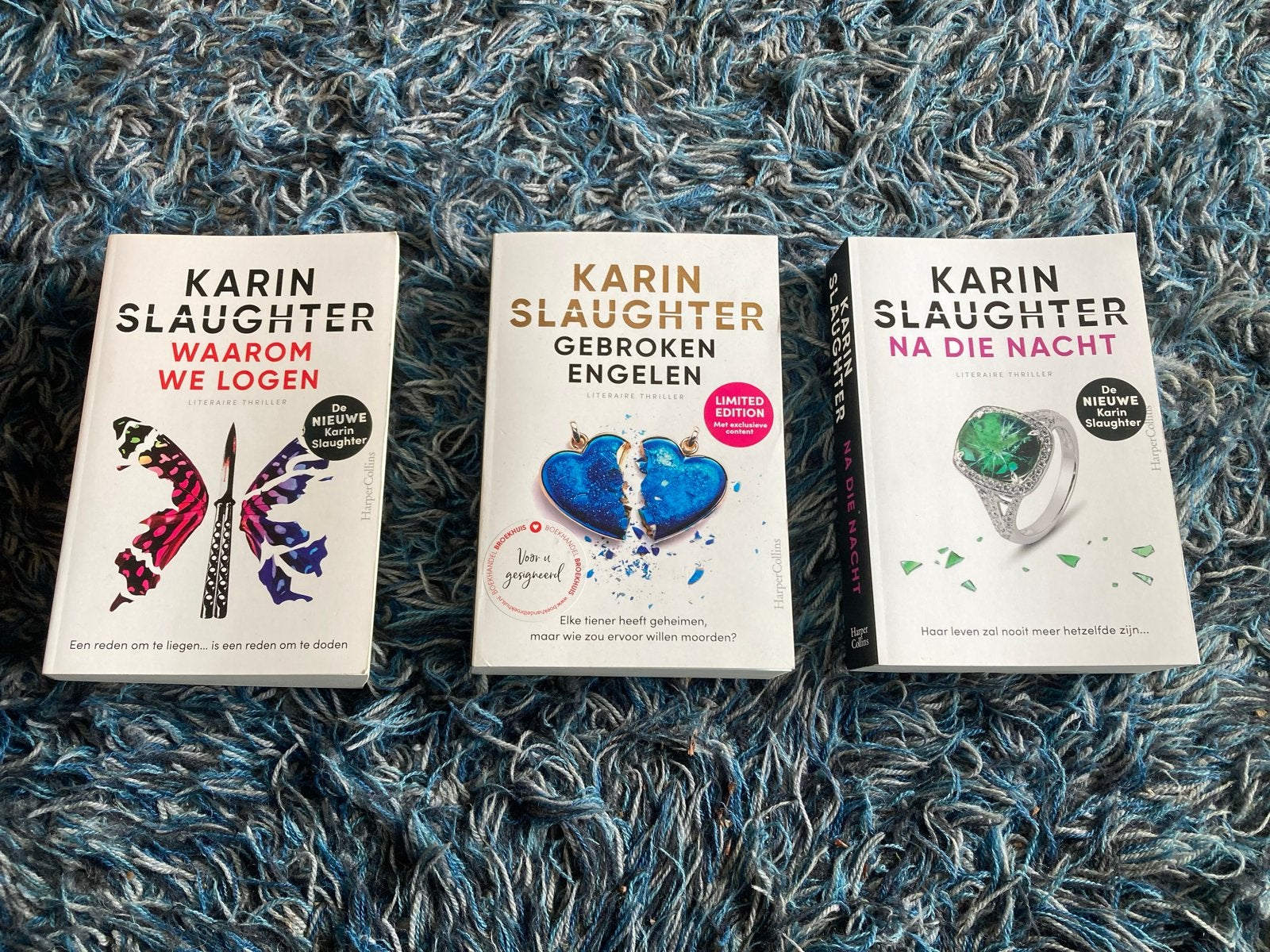 Karin Slaughter Thriller Boeken - Set van 3, Boeken, Thrillers, Ophalen of Verzenden, Zo goed als nieuw, Nederland