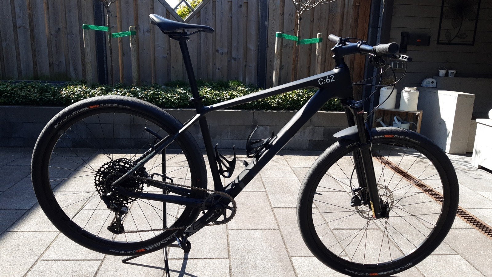 Cube C62 One 2022 met carbon voorvork en extra's, 28 inch, Gebruikt, 10 tot 15 versnellingen, Schijfrem