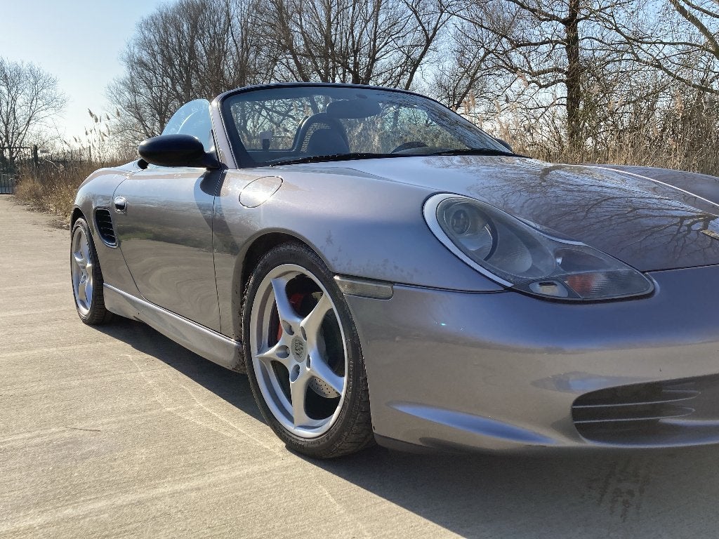 Porsche Boxster 3,2S (260pk), Auto's, Porsche, Achterwielaandrijving, Zwart, Cabriolet, Leder