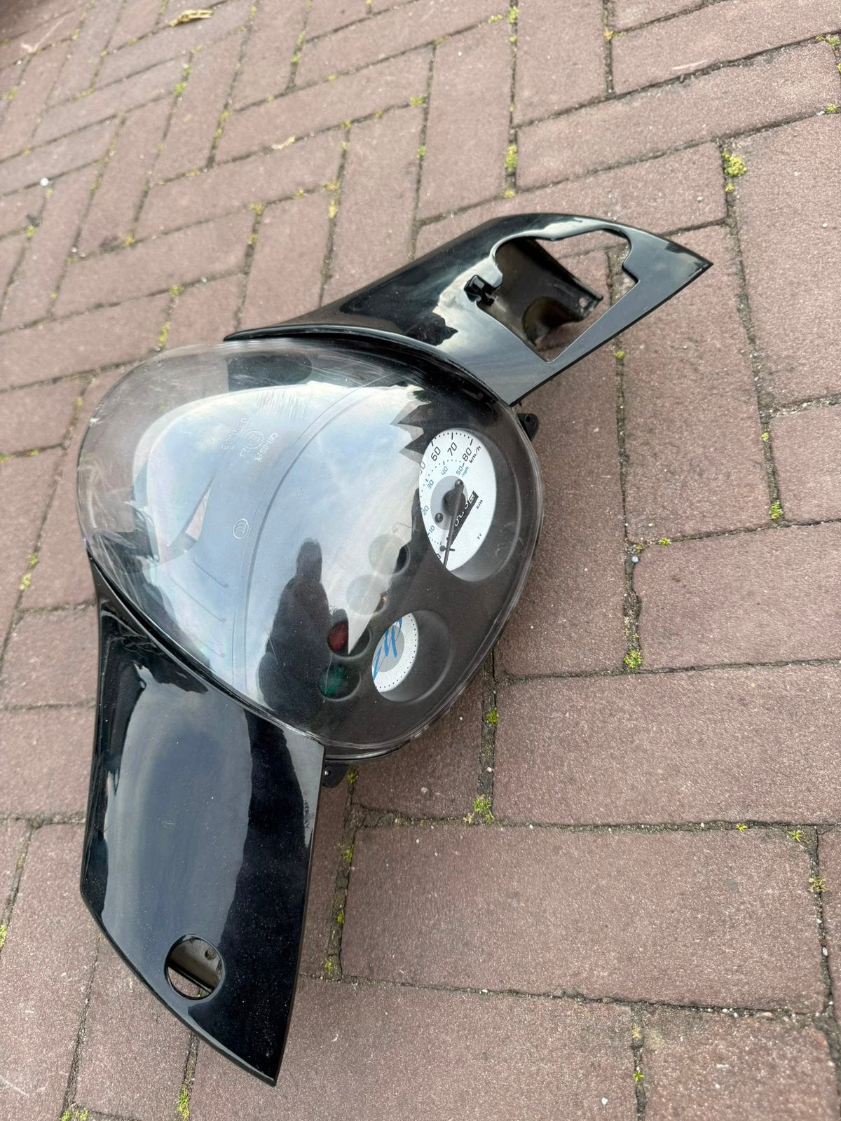 Zip stuurkap met teller weinig kilometers, Fietsen en Brommers, Ophalen of Verzenden, Zo goed als nieuw, Kap