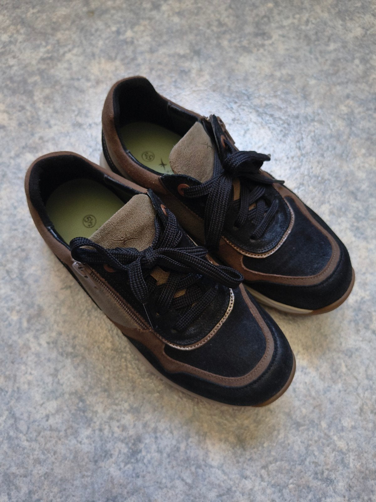 Xsensible Stretchwalker sneakers, maat 38.5, Kleding | Dames, Schoenen, Zo goed als nieuw, Sneakers of Gympen, Zwart, Ophalen of Verzenden