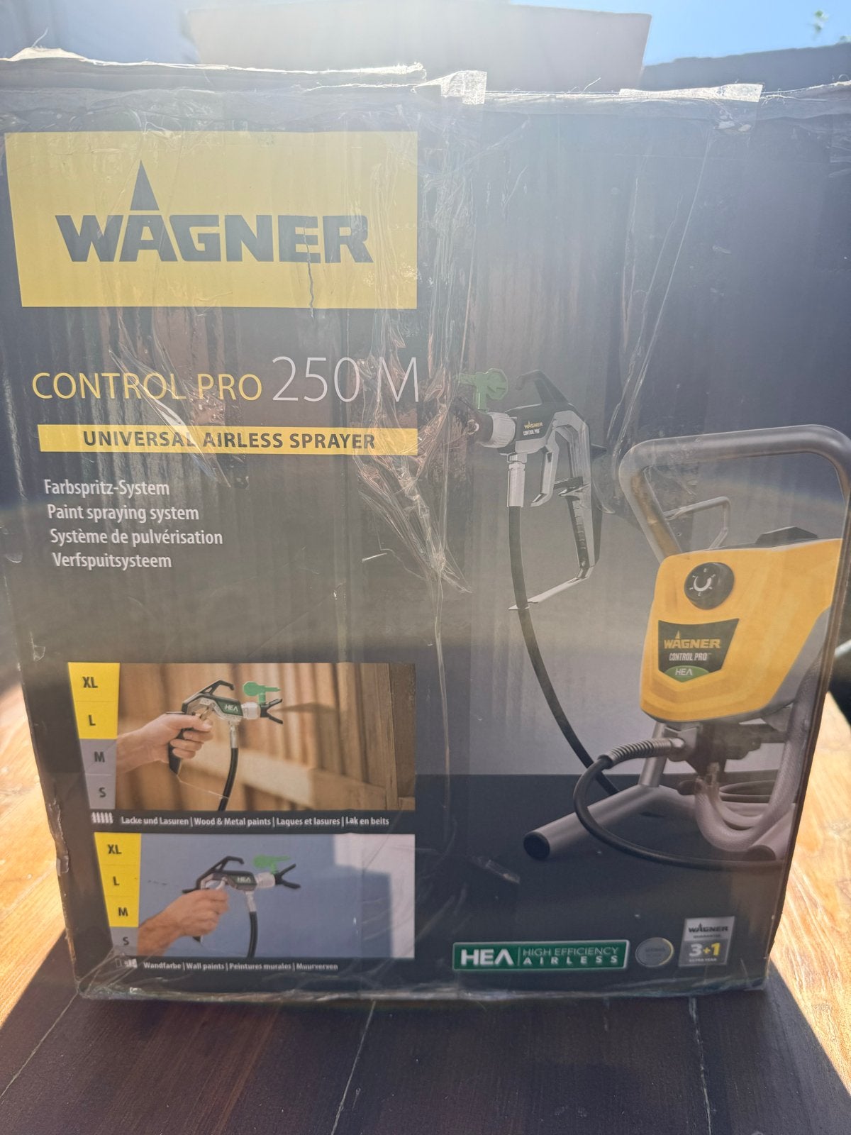 Wagner Control Pro 250 M Verfspuit, Ophalen of Verzenden, Gebruikt, Verfspuit of Verfpomp