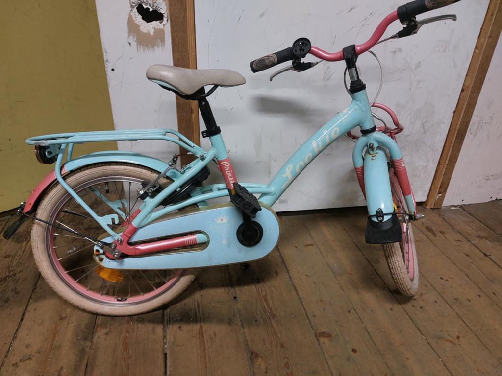 Loekie prinses 18 inch, Fietsen en Brommers, Ophalen, Terugtraprem, Gebruikt, Loekie Prinses