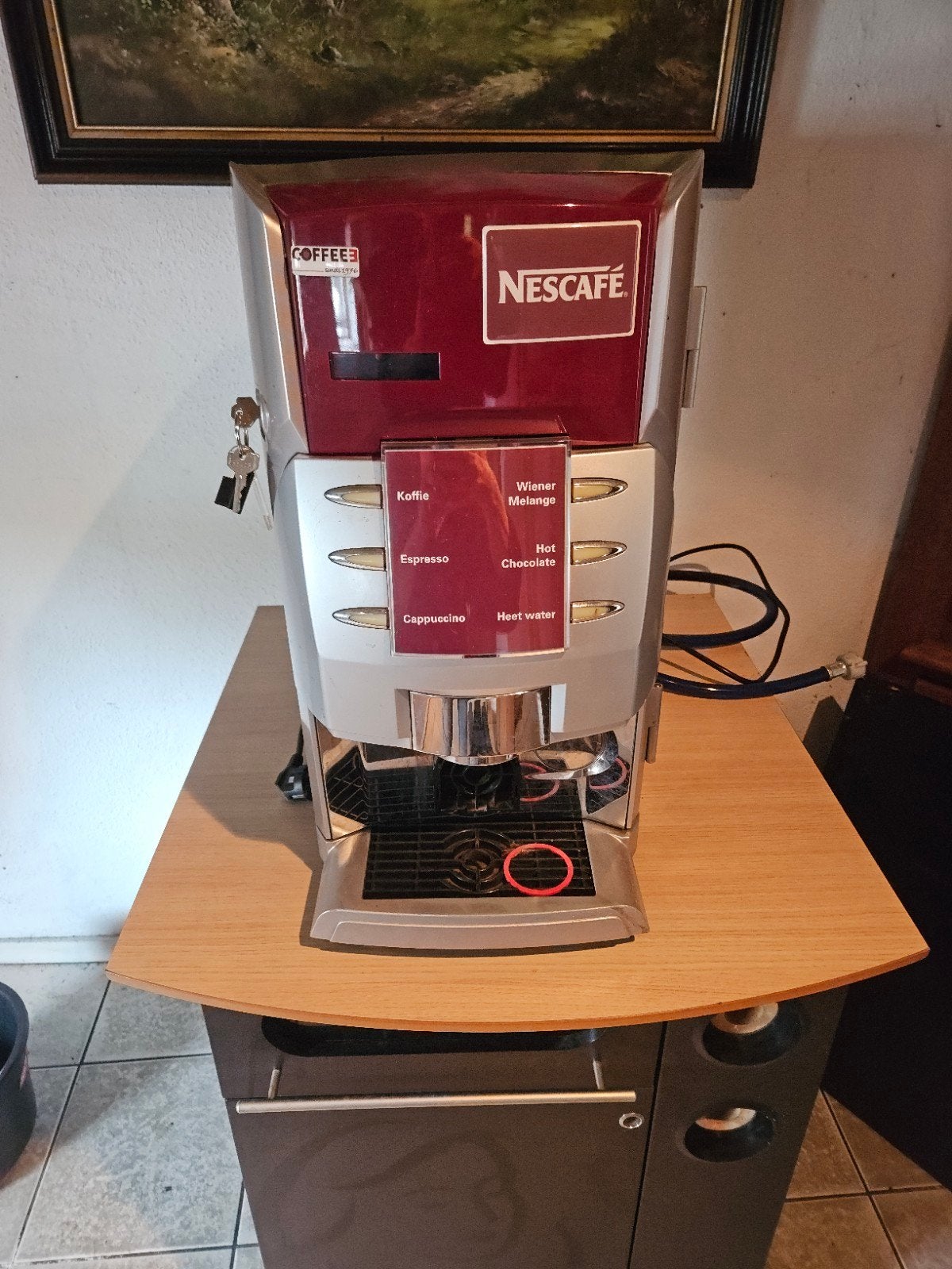Nescafé Alegria Koffiemachine - Professioneel, Witgoed en Apparatuur, Koffiezetapparaten, 10 kopjes of meer, Ophalen, Koffiemachine