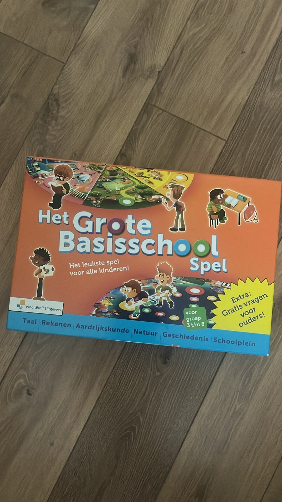 Het Grote Basisschool Spel - Educatief bordspel, Drie of vier spelers, Ophalen of Verzenden, Zo goed als nieuw