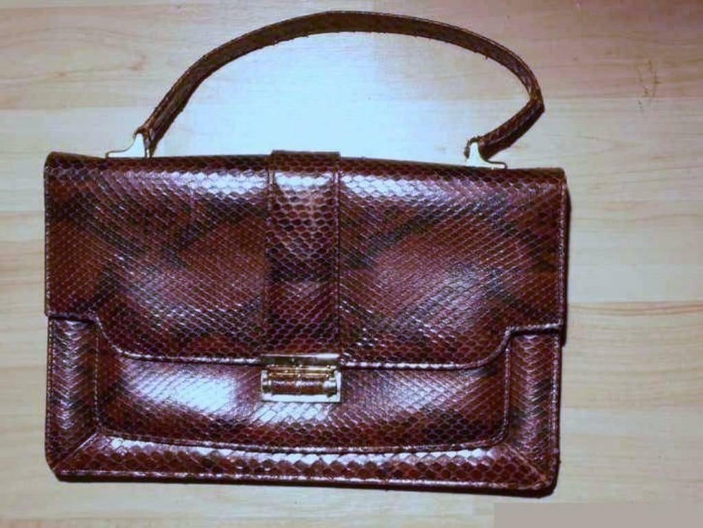 3 x Vintage Tassen Leer, Ophalen of Verzenden, Zo goed als nieuw, Bruin, Handtas