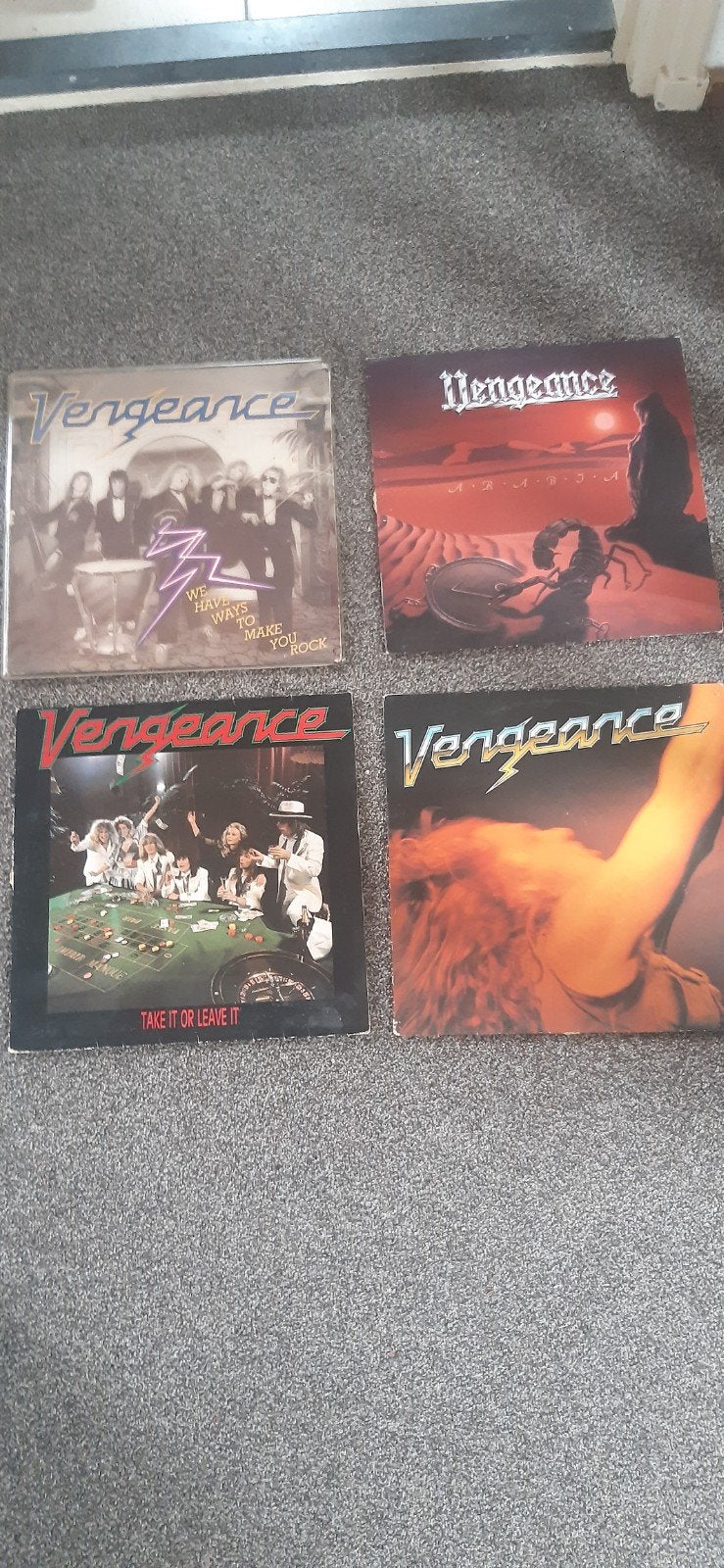 4 LP's  Vengeance, Ophalen of Verzenden, Gebruikt