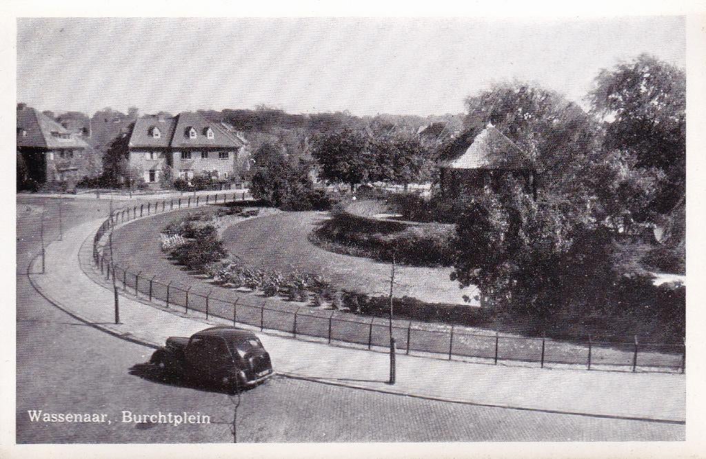 08170 Wassenaar - Burchtplein, Verzenden, 1940 tot 1960, Ongelopen, Zuid-Holland