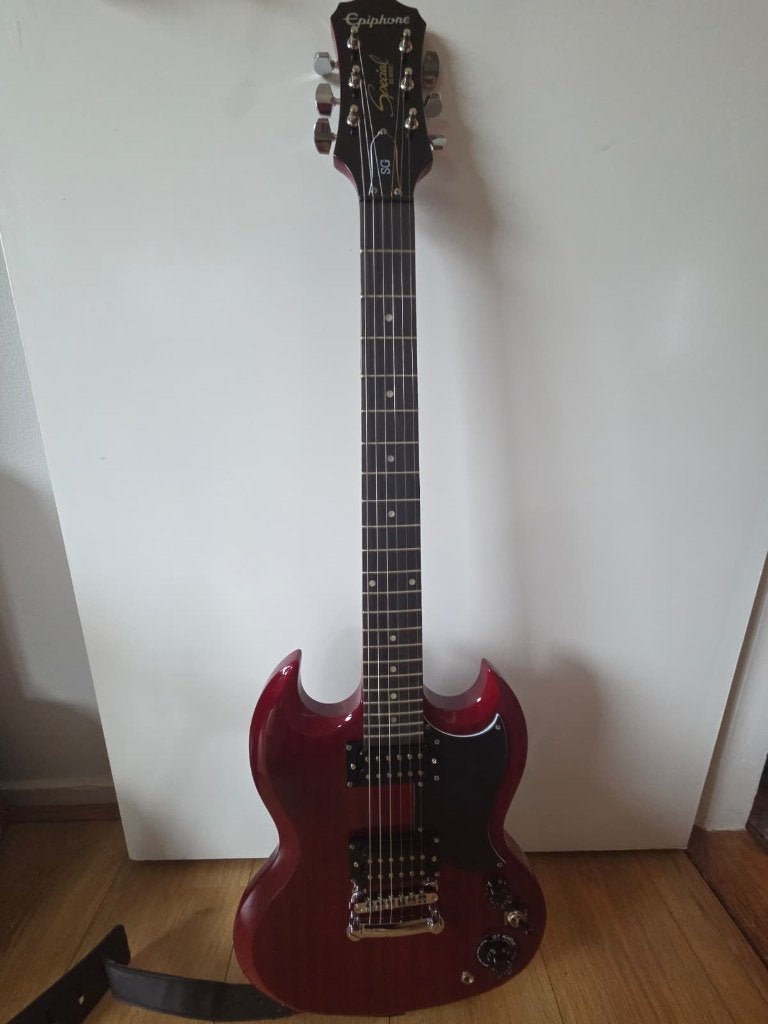 Epiphone SG Special elektrische gitaar - Rood, Muziek en Instrumenten, Ophalen, Zo goed als nieuw, Solid body, Epiphone