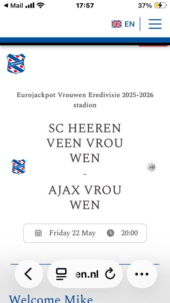 Sc heerenveen tickets, Tickets en Kaartjes, Twee personen