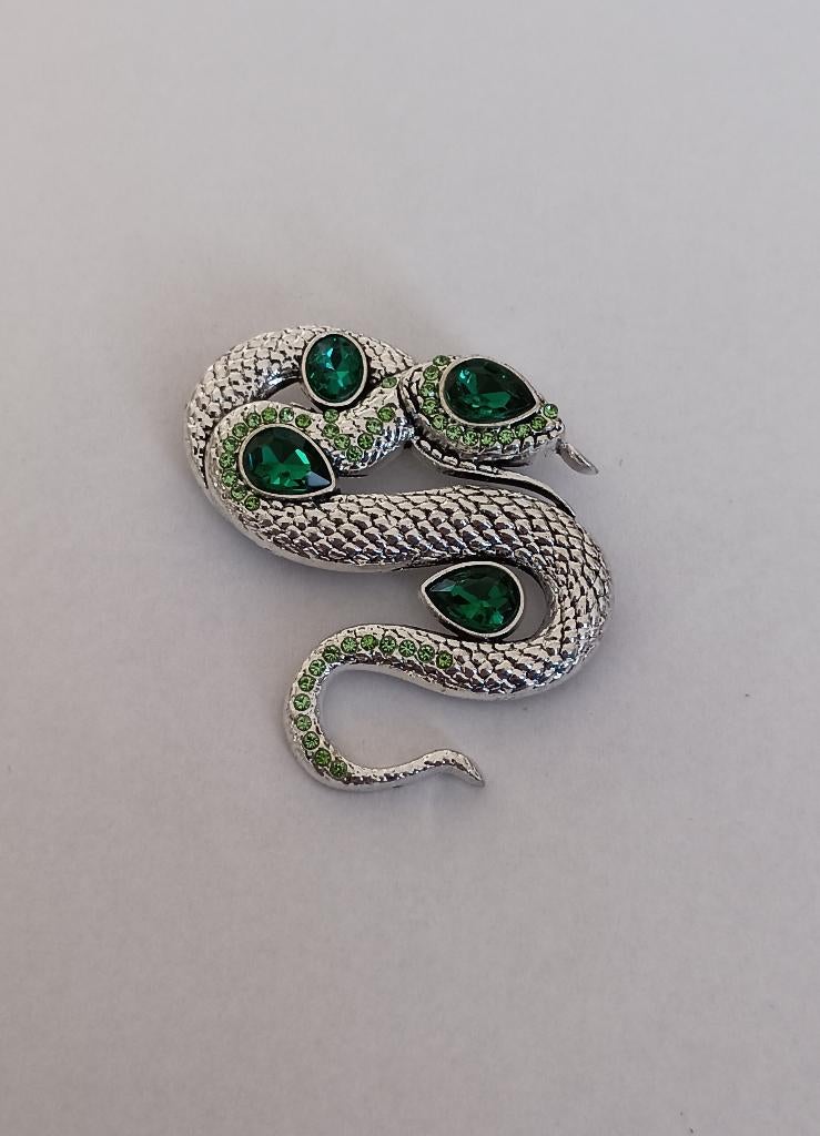 Slang broche, Overige materialen, 4 tot 7 cm, Overige kleuren, Nieuw