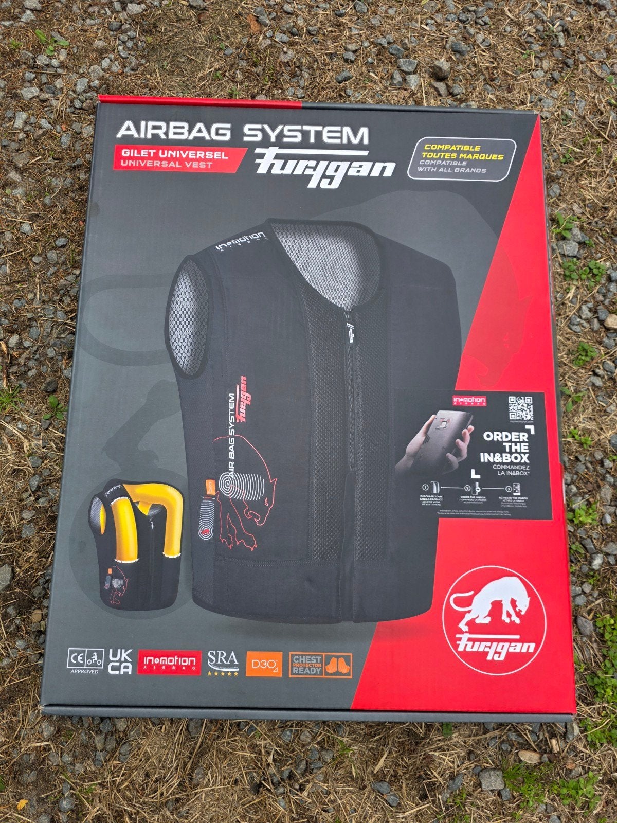 Nieuw in doos. Furygan airbag vest maat S, Motoren, Ophalen of Verzenden, Nieuw met kaartje, Dames