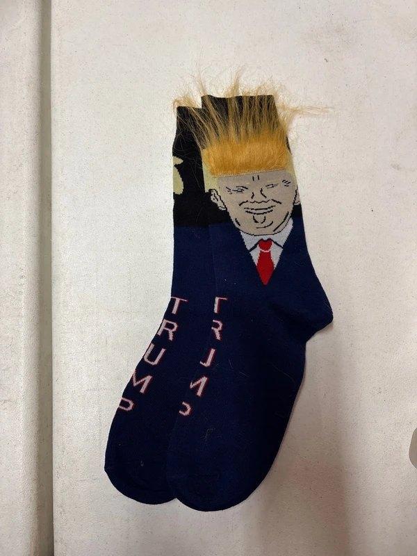 sokken herensokken fun style trump, Kleding | Heren, Sokken en Kousen, Overige kleuren, Onbekend, Ophalen of Verzenden, Nieuw