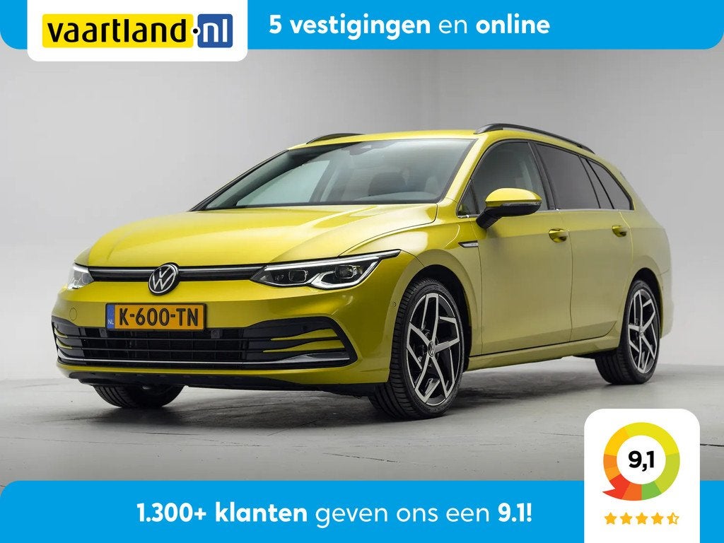 Volkswagen Golf 1.5 eTSI Style Aut. [ Navi Adapt.cruise Came, Auto's, Volkswagen, 1325 kg, 4 cilinders, 150 pk, Golf Variant