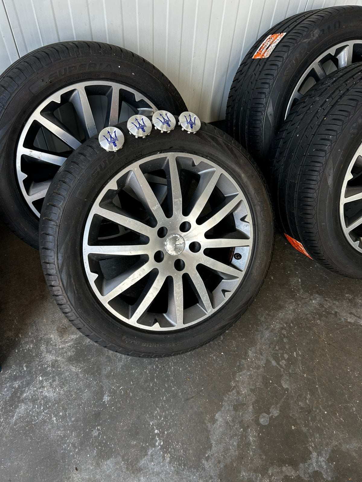 Origineel Maserati 18inch velgen, Auto-onderdelen, Ophalen, 18 inch, Velg(en), Zomerbanden