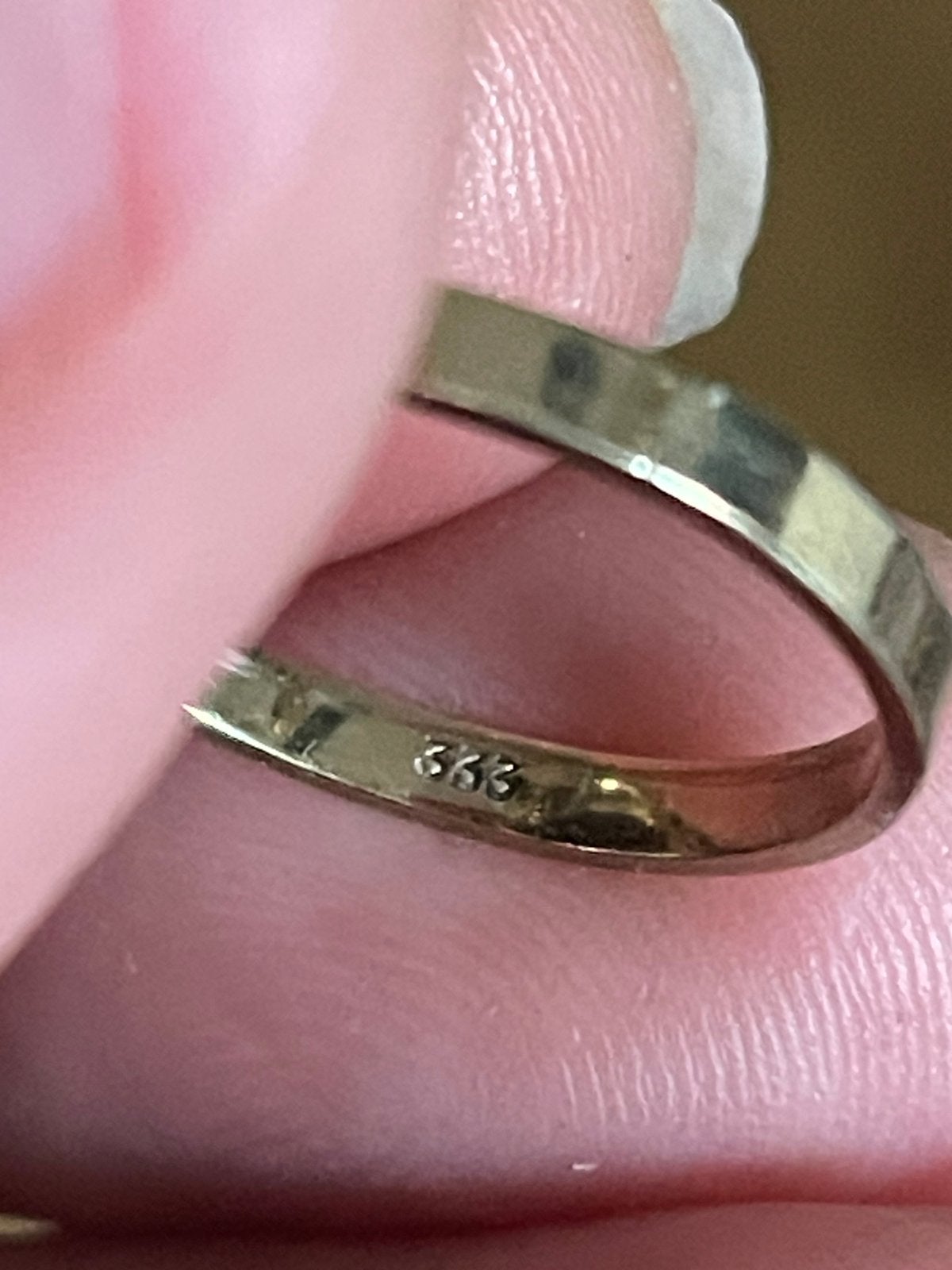 8 karaat geelgouden vintagering met granaat, Ophalen of Verzenden, Goud, Ring
