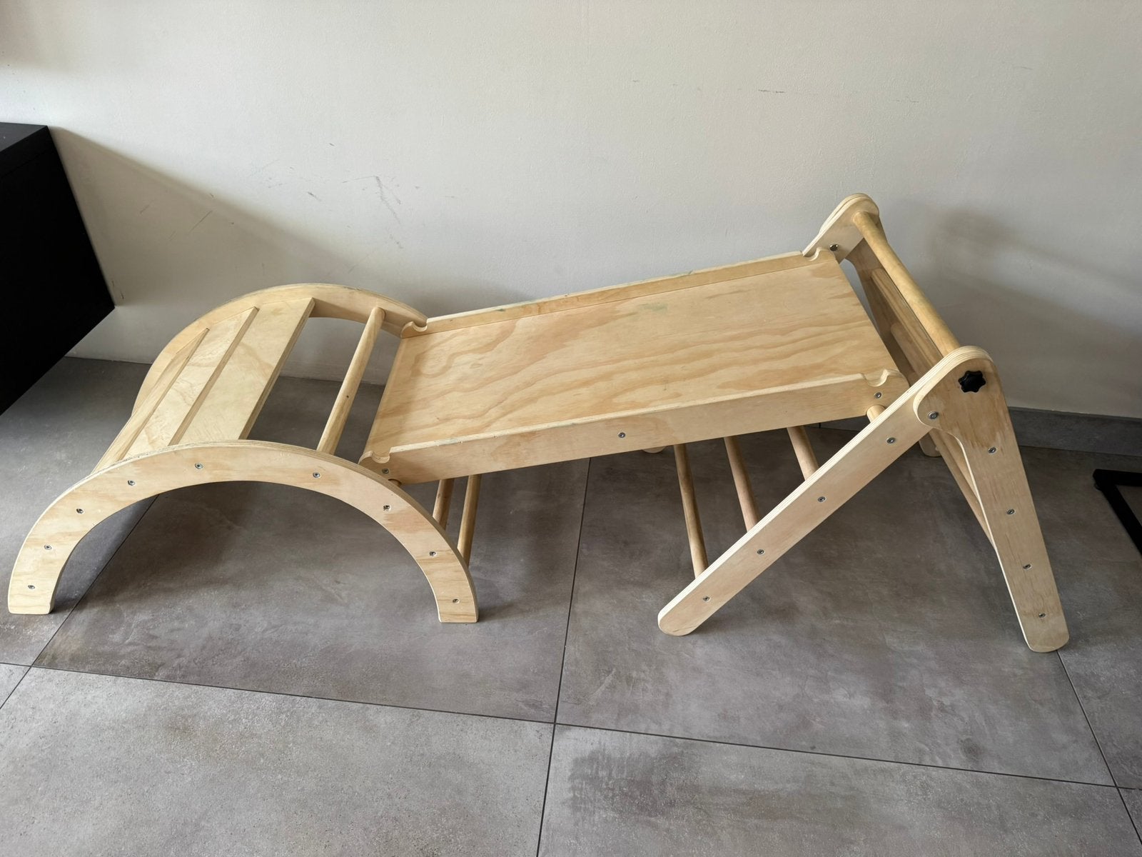 Klimrek set, Kinderen en Baby's, Speelgoed | Buiten | Speeltoestellen, Ophalen, Gebruikt, Glijbaan