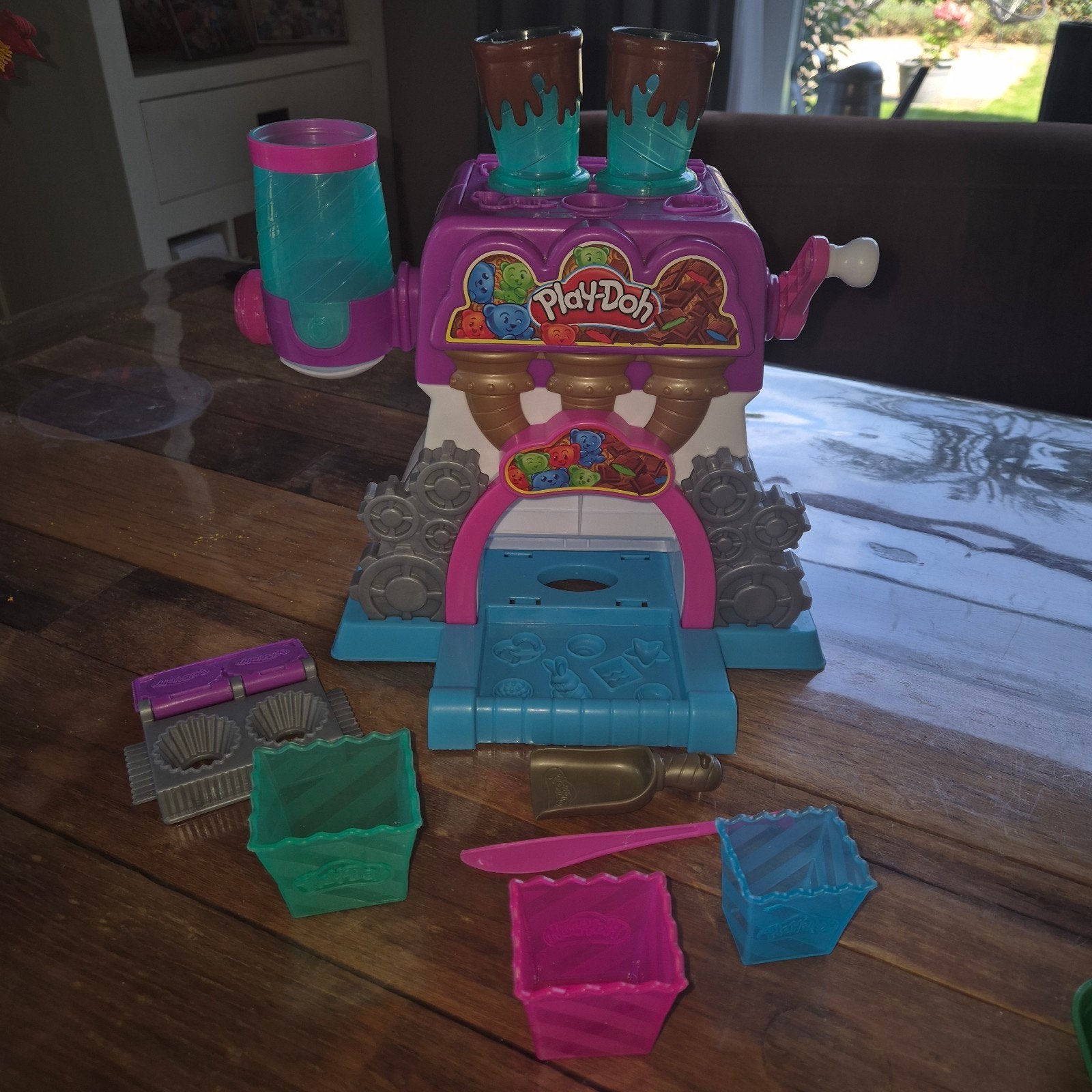 Playdoh snoepfabriek, Ophalen, Gebruikt, Jongen of Meisje