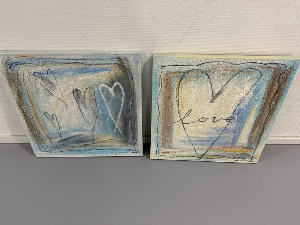 SIA love schilderijen, Ophalen