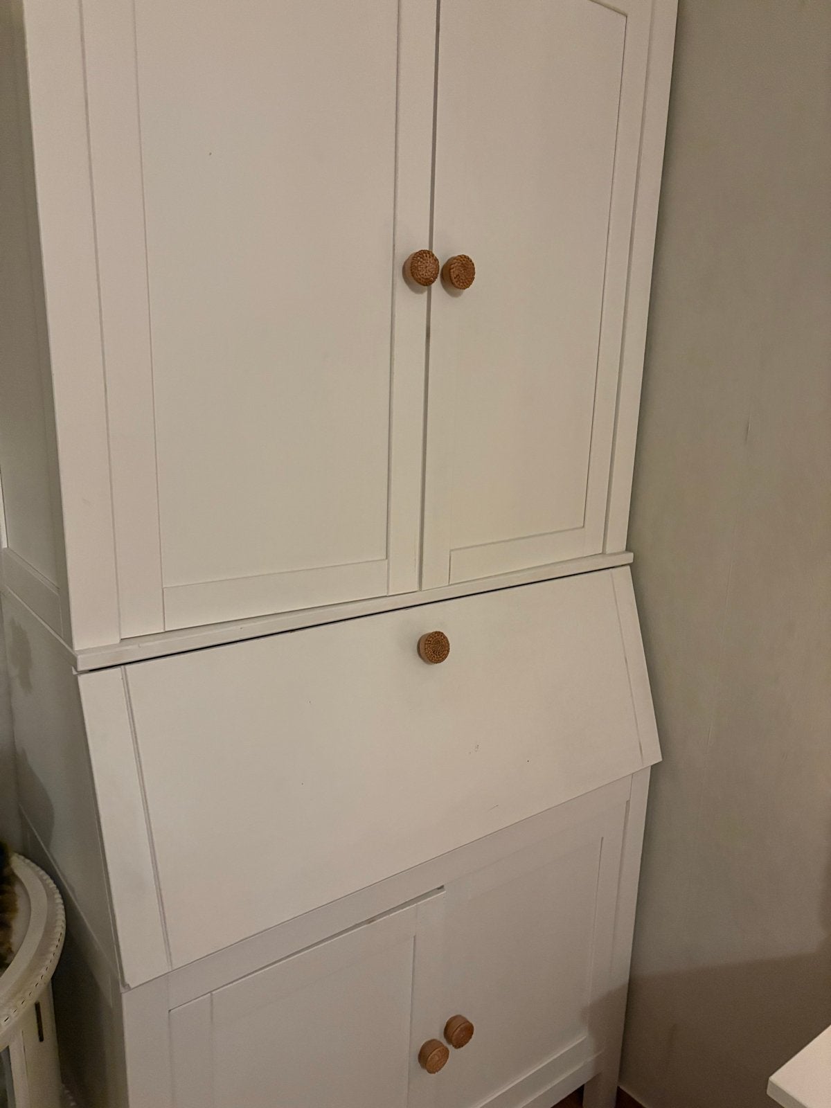 IKEA Hemnes Kast met Bureaufunctie - Wit, Ophalen, Gebruikt