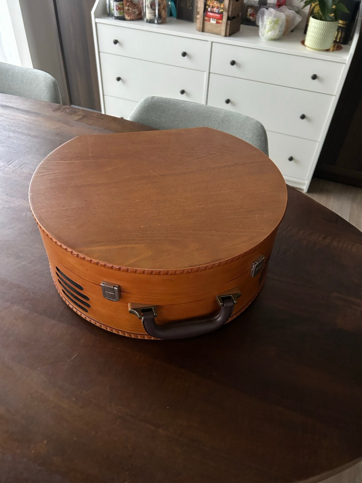 Classic Phono TT-34 Koffer Platenspeler met USB-uitgang, Audio, Tv en Foto, Gebruikt, USB-aansluiting, Platenspeler, Ophalen