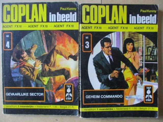 w0476 coplan in beeld 2x, Boeken, Meerdere stripboeken, Ophalen, Gelezen