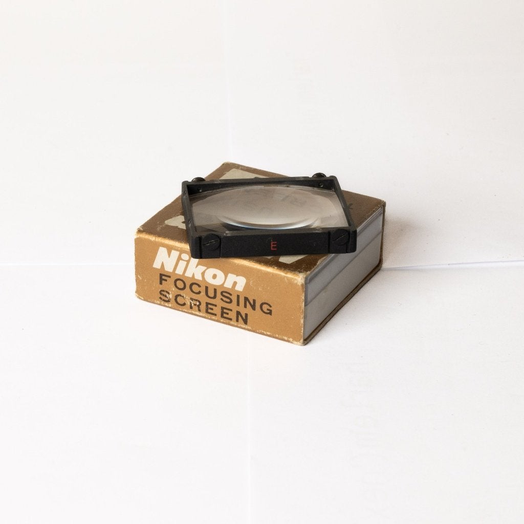 Nikon F focusing screen Type E, boxed, Ophalen of Verzenden, 50 tot 60 mm, Overige typen