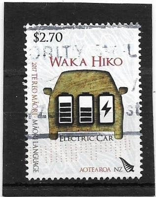 Nieuw Zeeland 2017 Waka Hiko – Electric Car $2.70, Verzenden, Gestempeld