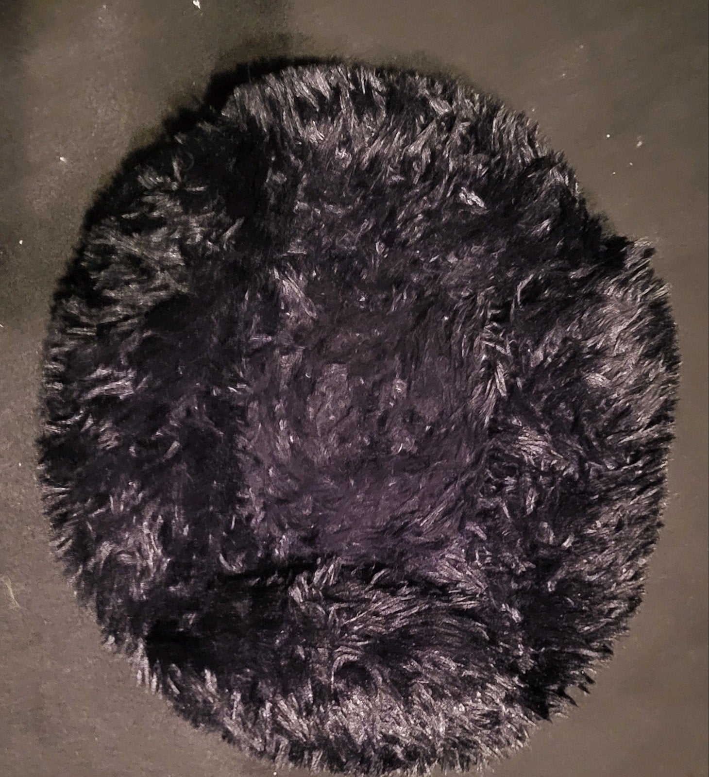 fluffy hondenmand zwart zgan, Ophalen of Verzenden, Zo goed als nieuw, Pluche
