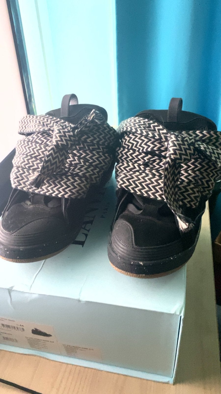 Lanvin Curb Sneakers Zwart - Maat 44, Zwart, Nieuw, Ophalen of Verzenden, Sneakers of Gympen