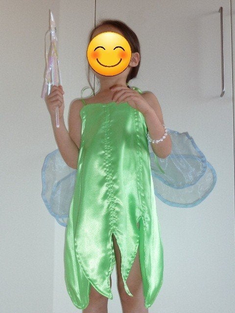 Te koop aangeboden: Prinsessenjurk Tinkerbel , Ophalen of Verzenden, Nieuw, 110 t/m 116, Meisje