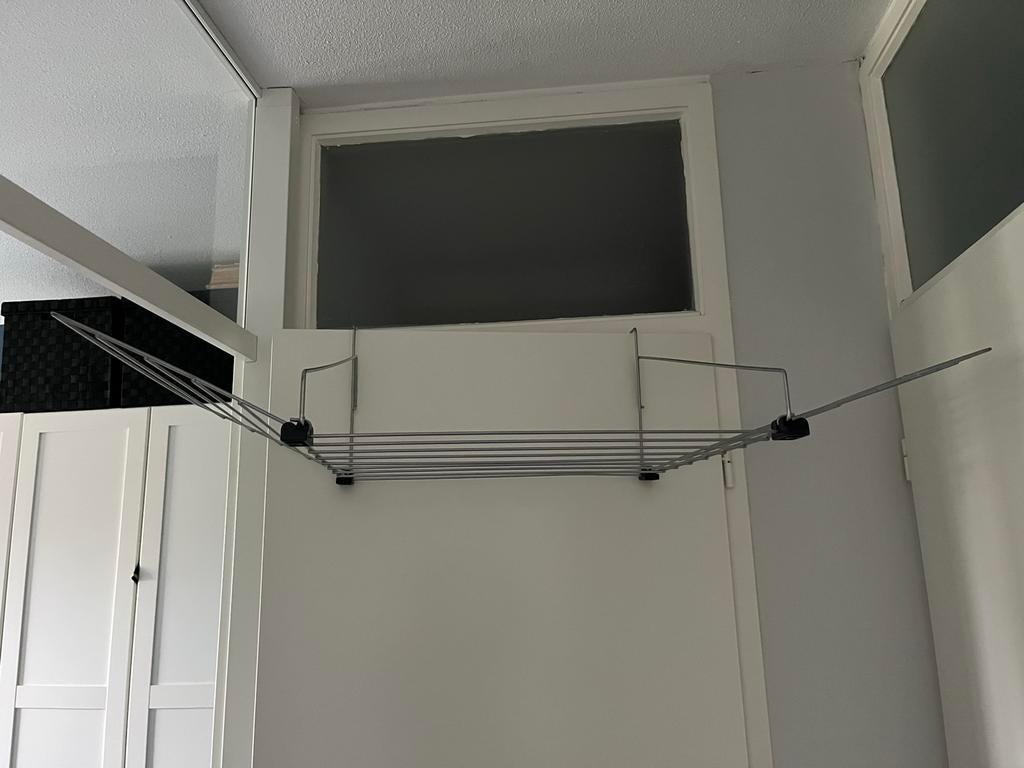 Wasrek voor aan een deur, Tuin en Terras, Droogmolens en Wasrekken, Ophalen, Gebruikt, Wasrek
