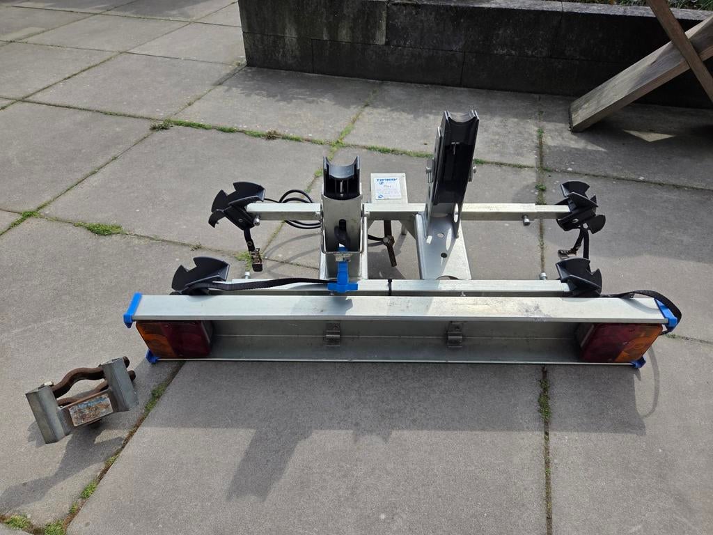 Twinny Load Plus fietsendrager inclusief koppelstuk, Auto diversen, Fietsendragers, Ophalen, 2 fietsen, Gebruikt, Trekhaakdrager