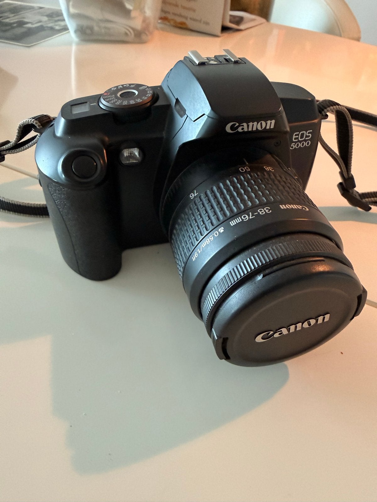 Canon EOS 5000 Analoge Spiegelreflexcamera, Ophalen, Zo goed als nieuw, Spiegelreflex, Canon