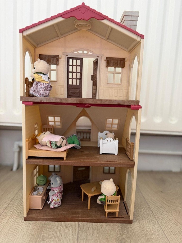 Sylvanian families huis, Ophalen of Verzenden, Zo goed als nieuw, Poppenhuis