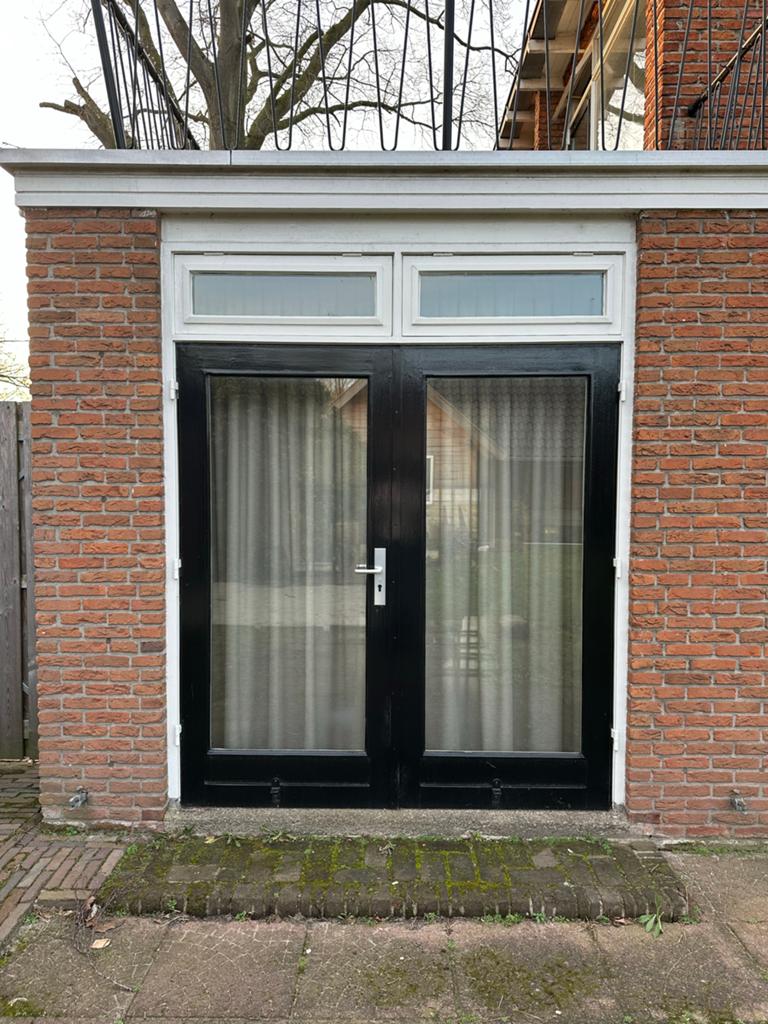 Tuindeuren - Hoogte 200,5 cm, Breedte 190 cm, Doe-het-zelf en Verbouw, Deuren en Horren, Gebruikt, 120 cm of meer, Ophalen of Verzenden