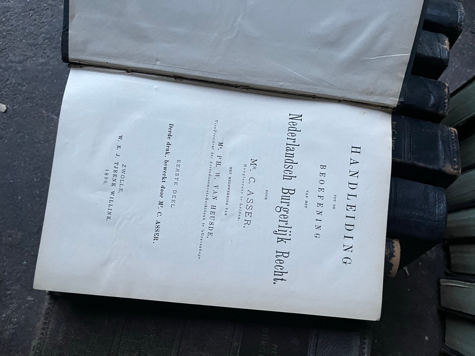 Handboek Nederlandsch Burgerlijk Recht - Mr. C. Asser, Ophalen