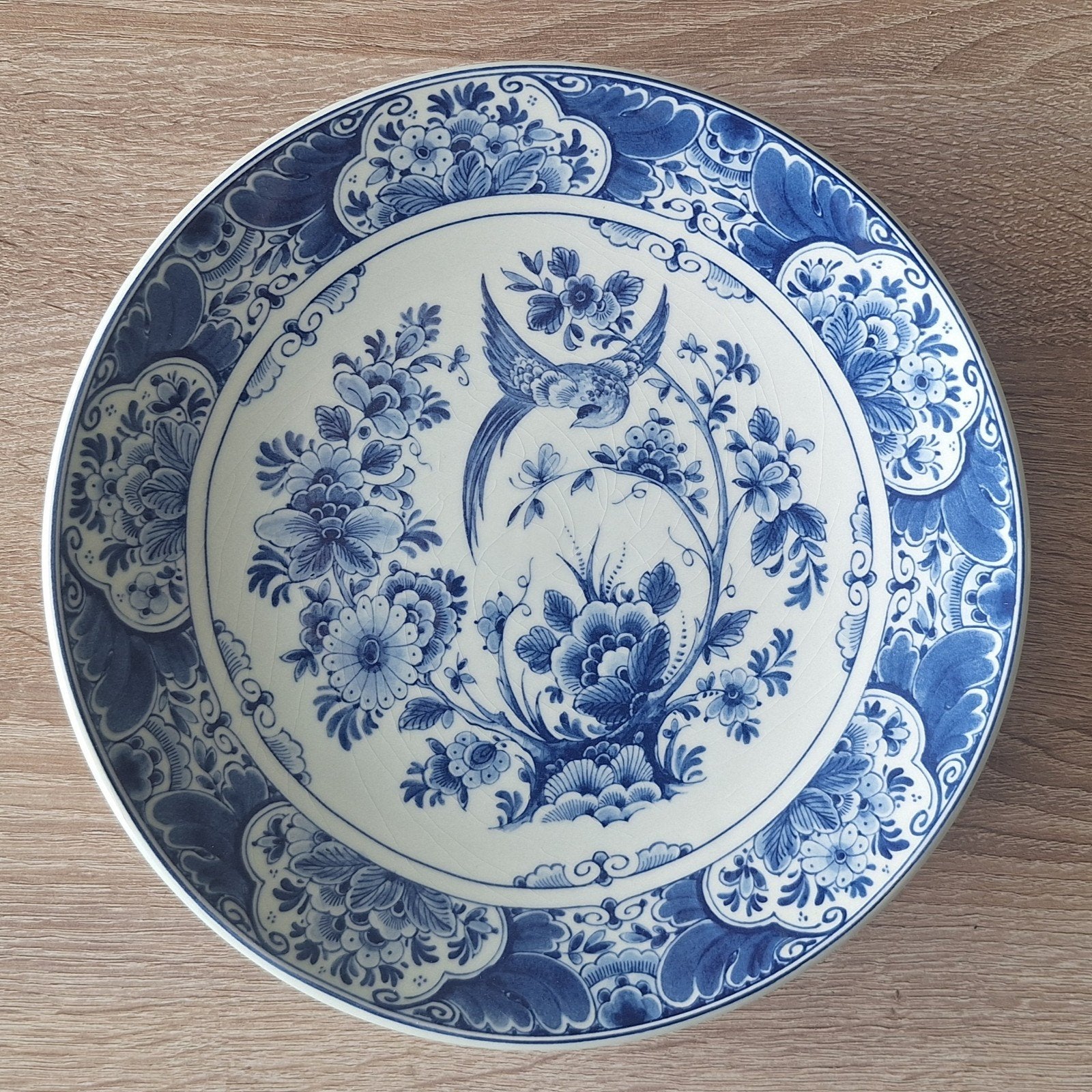 Delfts Blauw Wandbord Vogel - Westraven (Gelimiteerd), Ophalen of Verzenden