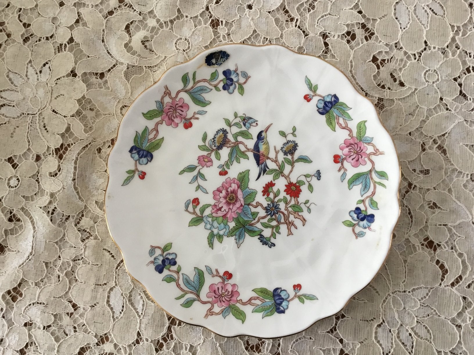 Antieke aysley bord, Ophalen of Verzenden