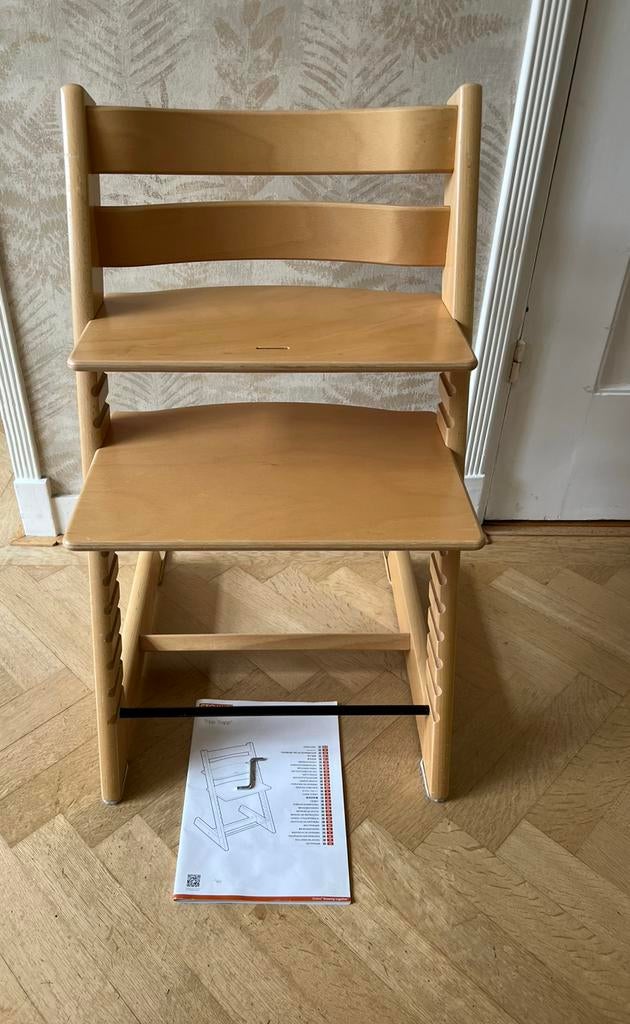 Stokke Tripp Trapp meegroei-stoel incl anti-kiep, izgs!, Kinderen en Baby's, Kinderstoelen, Ophalen, Zo goed als nieuw, Meegroeistoel